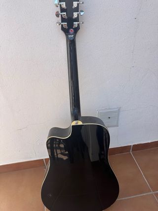 Guitarra Acústica LTD Negra