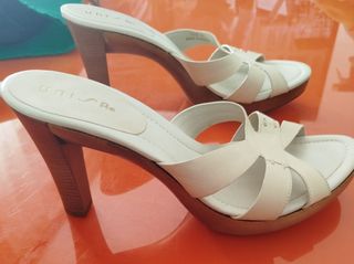 Sandalias Unisa Beige Tacón