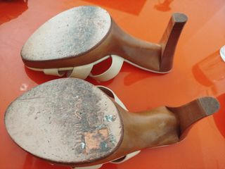 Sandalias Unisa Beige Tacón