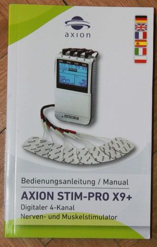Electroestimulador TENS EMS STIM-PRO X9+ 4 Canales