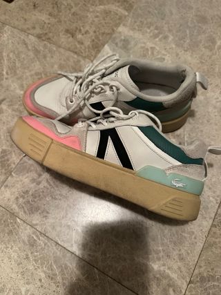 Zapatillas Lacoste Blancas, Rosas y Verdes