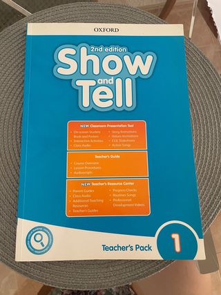 show and tell libro de profesor 