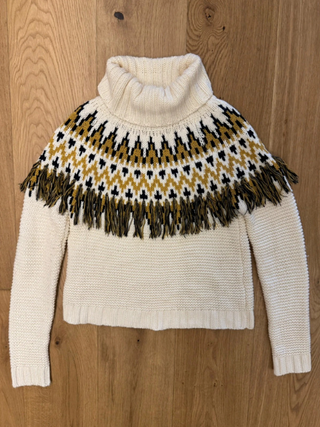 Jersey Bershka cuello vuelto estampado mujer