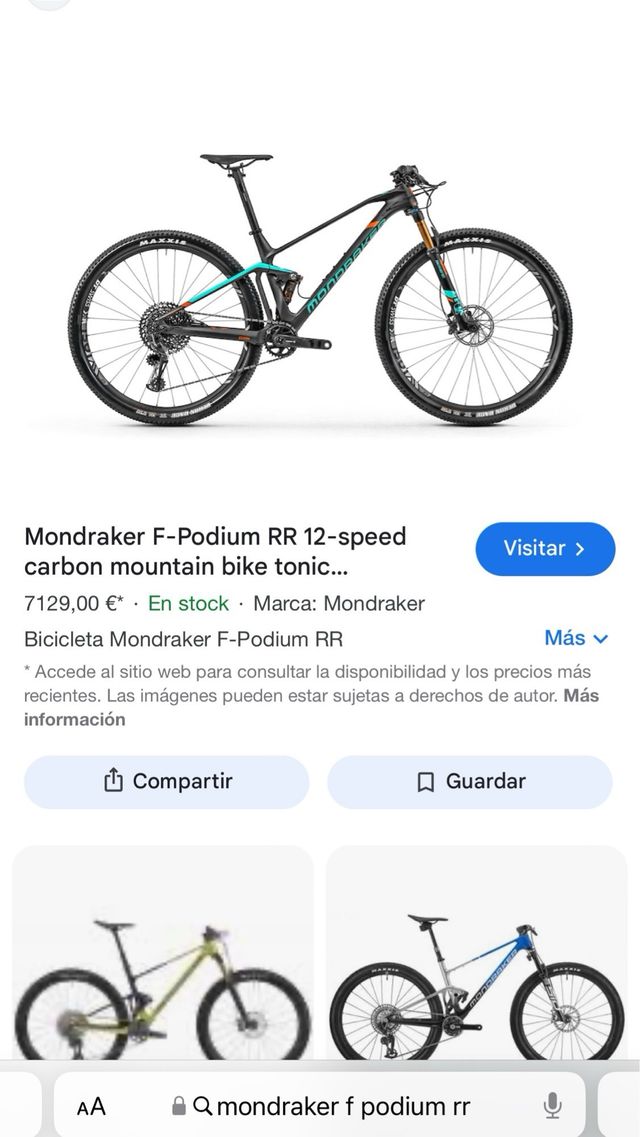  Mondraker F-Podium RR completa Carbono