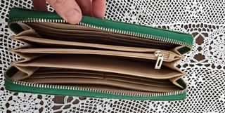 Portafoglio Guess Verde Coccodrillo