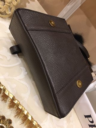 Bolso Pelo y Piel Marrón