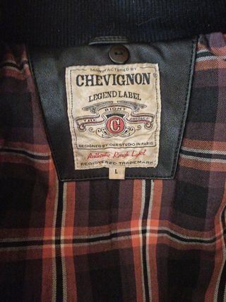 Chaqueta de Cuero Chevignon Talla L