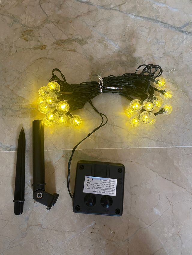 Guirnalda Bombillas Led Solar