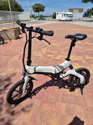 Bicicleta eléctrica plegable Onebot S6 Blanca