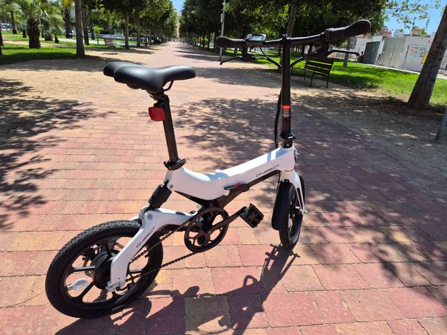 Bicicleta eléctrica plegable Onebot S6 Blanca