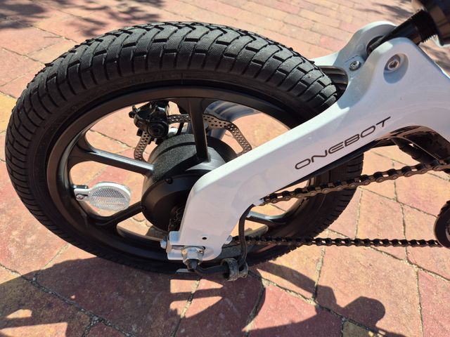 Bicicleta eléctrica plegable Onebot S6 Blanca