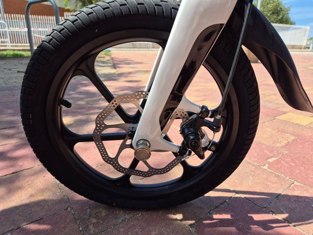 Bicicleta eléctrica plegable Onebot S6 Blanca