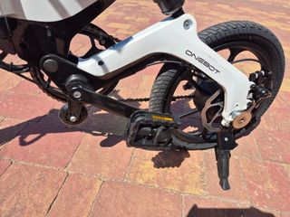 Bicicleta eléctrica plegable Onebot S6 Blanca