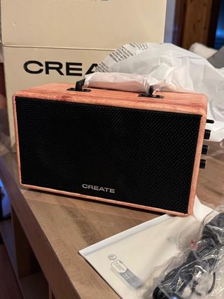 Altavoz Bluetooth Retro madera