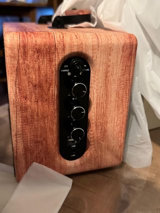 Altavoz Bluetooth Retro madera
