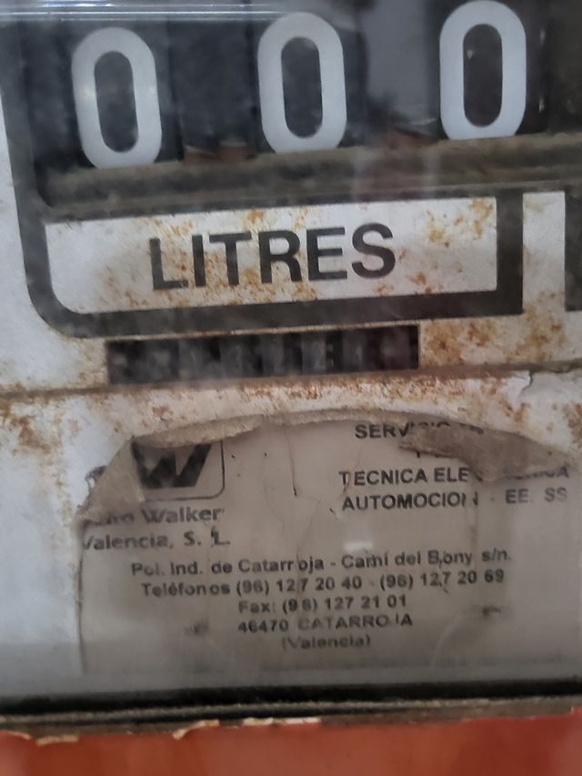 Máquina de gasolina vintage