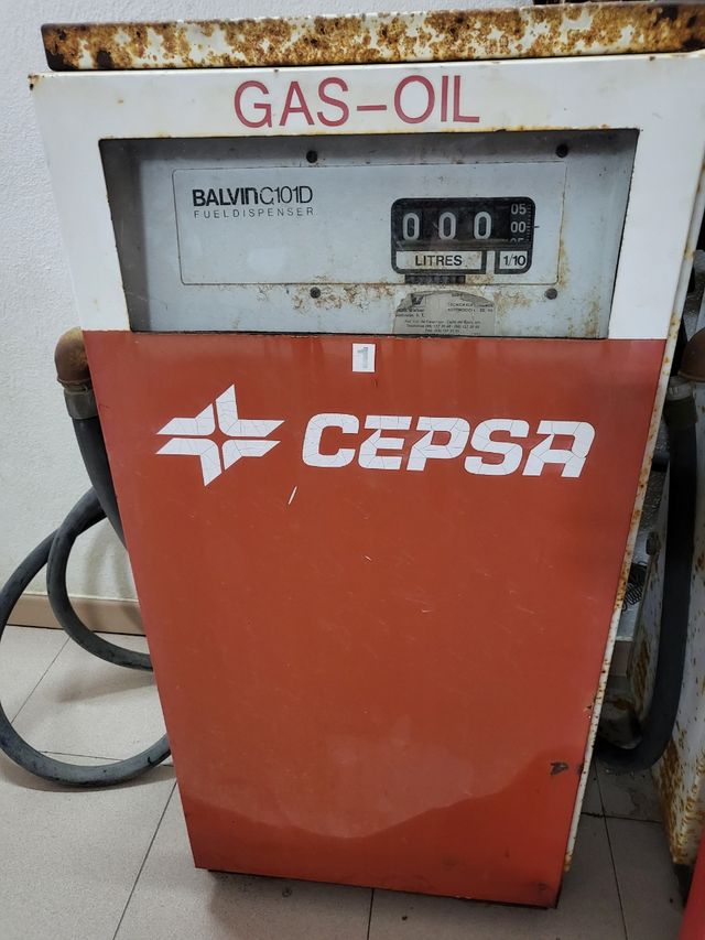 Máquina de gasolina vintage