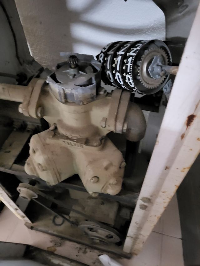 Máquina de gasolina vintage