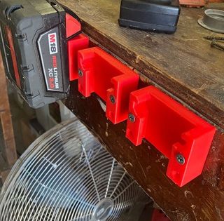 Soporte para baterías milwaukee M18