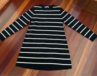 Vestido de punto Zara rayas Talla L