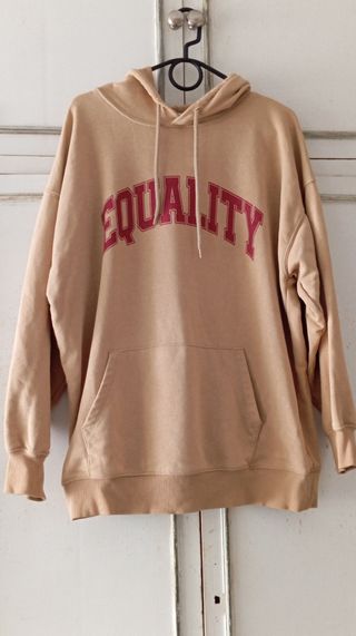 Sudadera larga con capucha EQUALITY