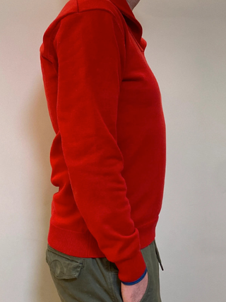 Jersey Pepe Jeans cuello chal rojo hombre