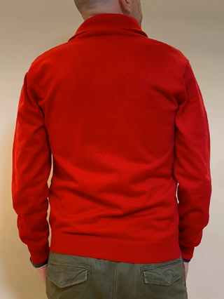 Jersey Pepe Jeans cuello chal rojo hombre