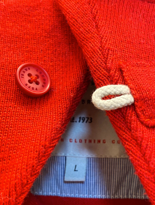 Jersey Pepe Jeans cuello chal rojo hombre