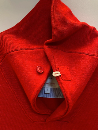 Jersey Pepe Jeans cuello chal rojo hombre