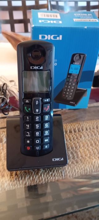 Teléfono Inalámbrico Digi Negro