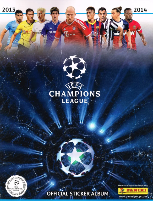 Várias Cadernetas completas Champions League