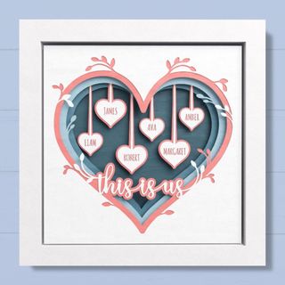 Cuadro Corazón Personalizado This Is Us