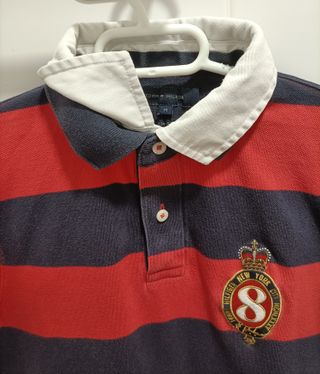 POLO VINTAGE TOMMY HILFIGER TALLA M BUEN ESTADO.