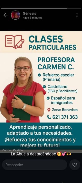 Profesora de Castellano 