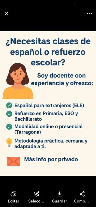 Profesora de Castellano 