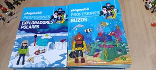 Colección Libros y muñecos Playmobil   Profesiones