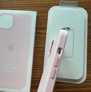 Funda Silicona Apple iPhone 13 Rosa