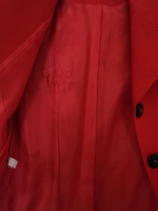 Giacca Lana Vintage Rossa