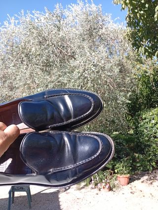 Mocassini GREEN GEORGE Pelle Lucida Neri