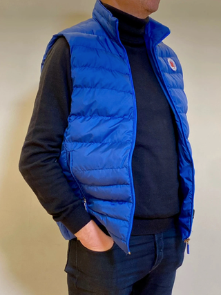 Chaleco acolchado Giorgio Di Mare azul