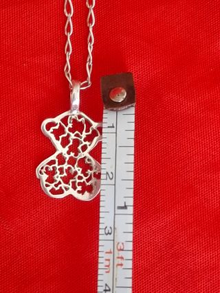 Collar Plata Ley 925 Oso