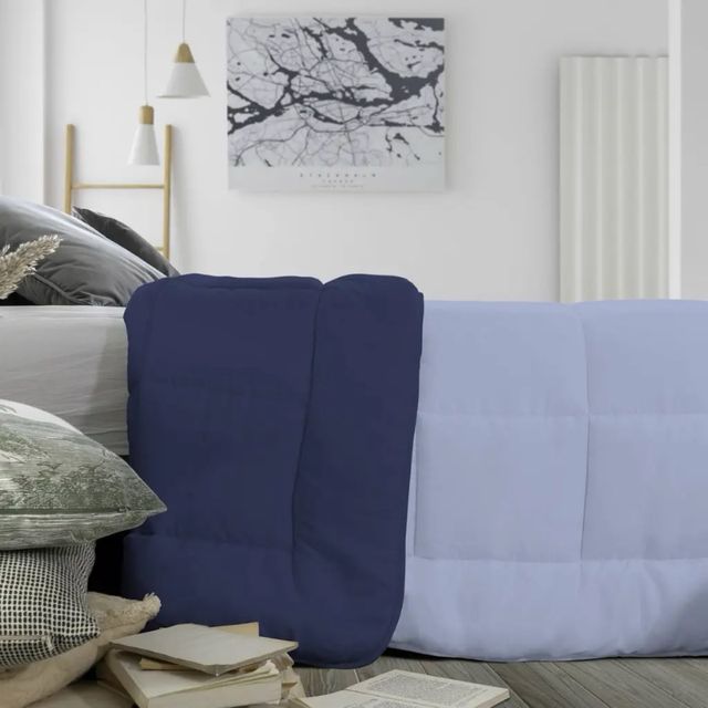 Edredón Nórdico Reversible azul Icelands