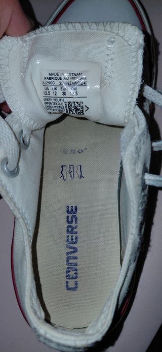 Zapatillas fútbol sala Adidas 31 y Converse 30
