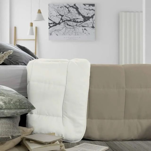 Edredón Nórdico Reversible Beige Icelands