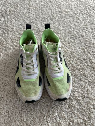 Zapatillas Puma Mujer Verde y Blanco