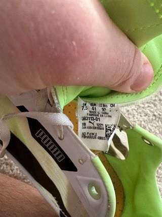 Zapatillas Puma Mujer Verde y Blanco