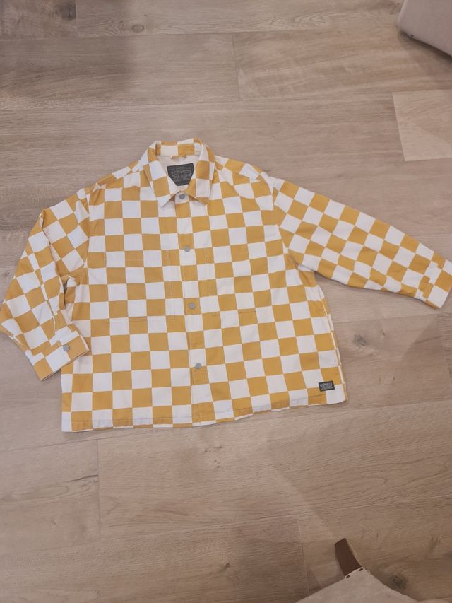 Sobrecamisa Levi's Cuadros Amarillo y Blanco