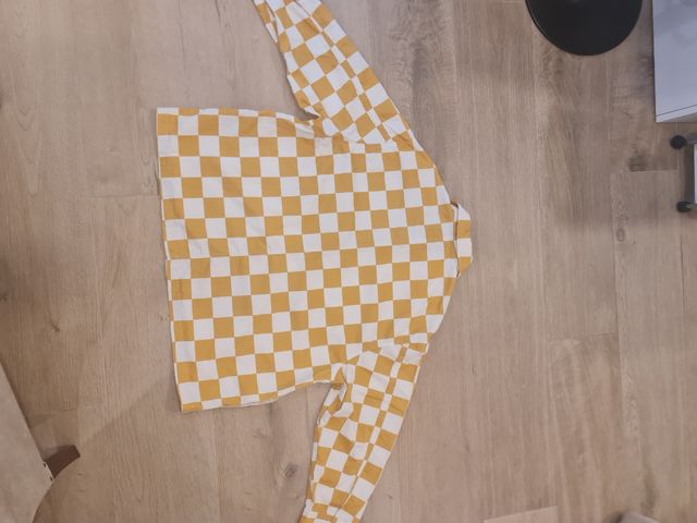 Sobrecamisa Levi's Cuadros Amarillo y Blanco