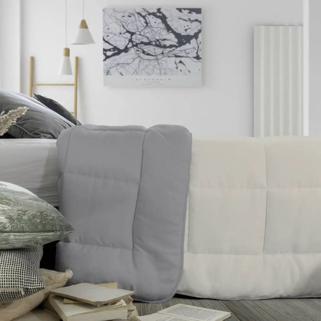 Edredón Nórdico Reversible Gris Icelands