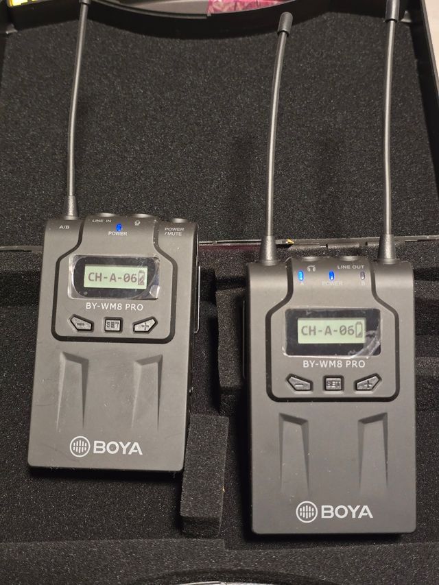 Boya BY-WM8 PRO K1-DE UHF Micrófono Inalámbrico